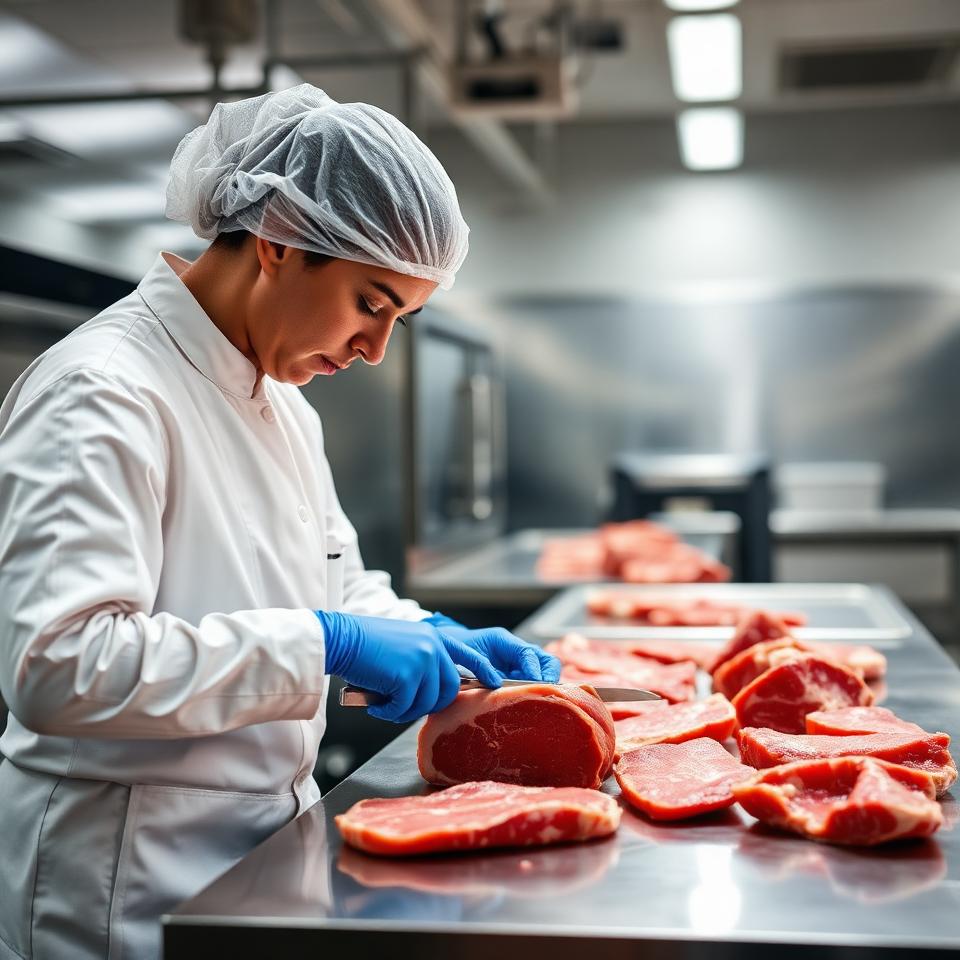 Meat Processing Factory Worker