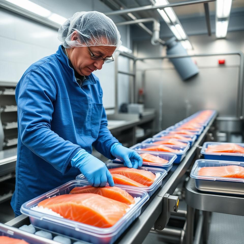 Fish Processing Factory Worker