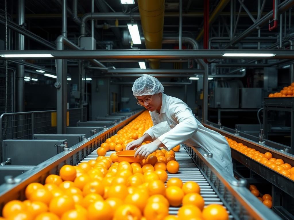 Juice Factory Worker